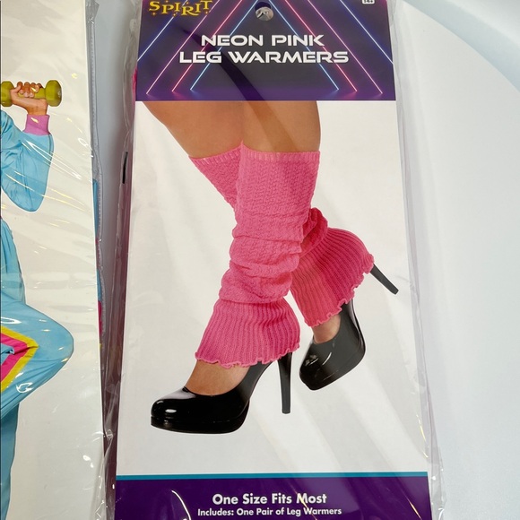 🎃NWT 1980’S WORKOUT WONDER COSTUME SIZE ADULT MD/LG 10-16 - Picture 8 of 16